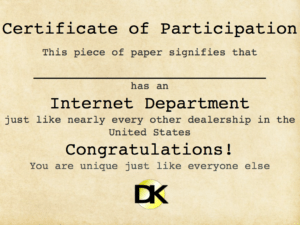 Certificate of Participation