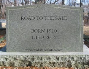 road to the sale