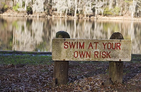 swim at your own risk