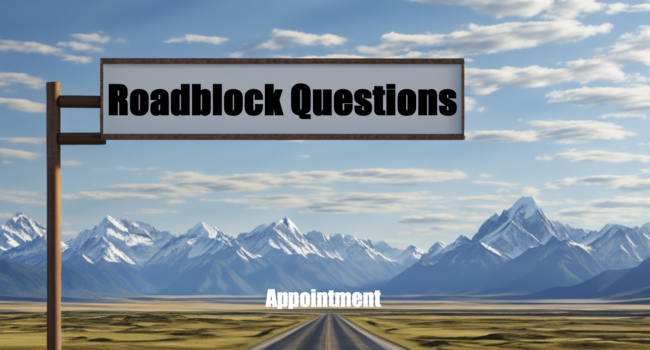 phone skills and roadblock questions