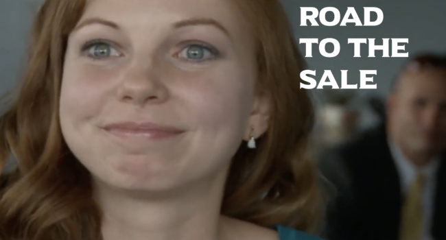 road to the sale