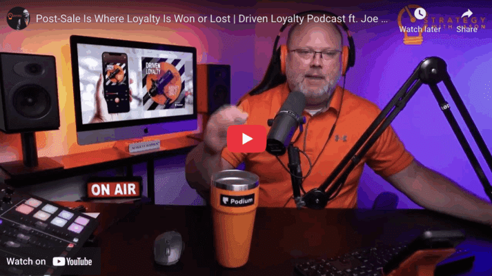 driven loyalty post-sale